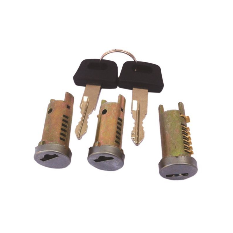 KIT SERRATURA 3 CILINDRETTI 2 CHIAVI COMPATIBILE VESPA PX N.O. 179292 - 1792925