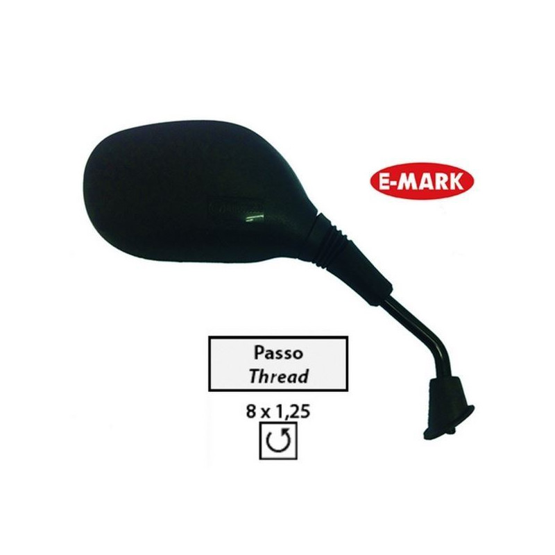 SPECCHIETTO RETROVISORE NERO DESTRO COMPATIBILE HONDA SH 125 150 N.O. 88210-KPR-900