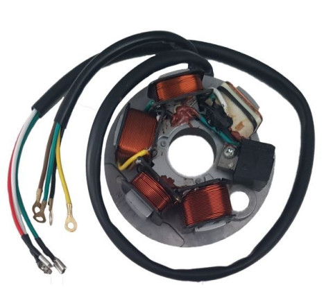 STATORE A 5 BOBINE E 7 CAVI 12V COMPATIBILE VESPA ET3 125 N.O. 186974