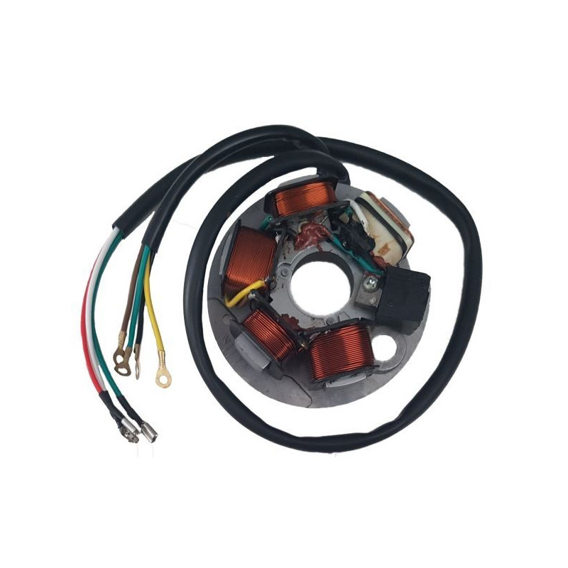 STATORE A 5 BOBINE E 7 CAVI 12V COMPATIBILE VESPA ET3 125 N.O. 186974