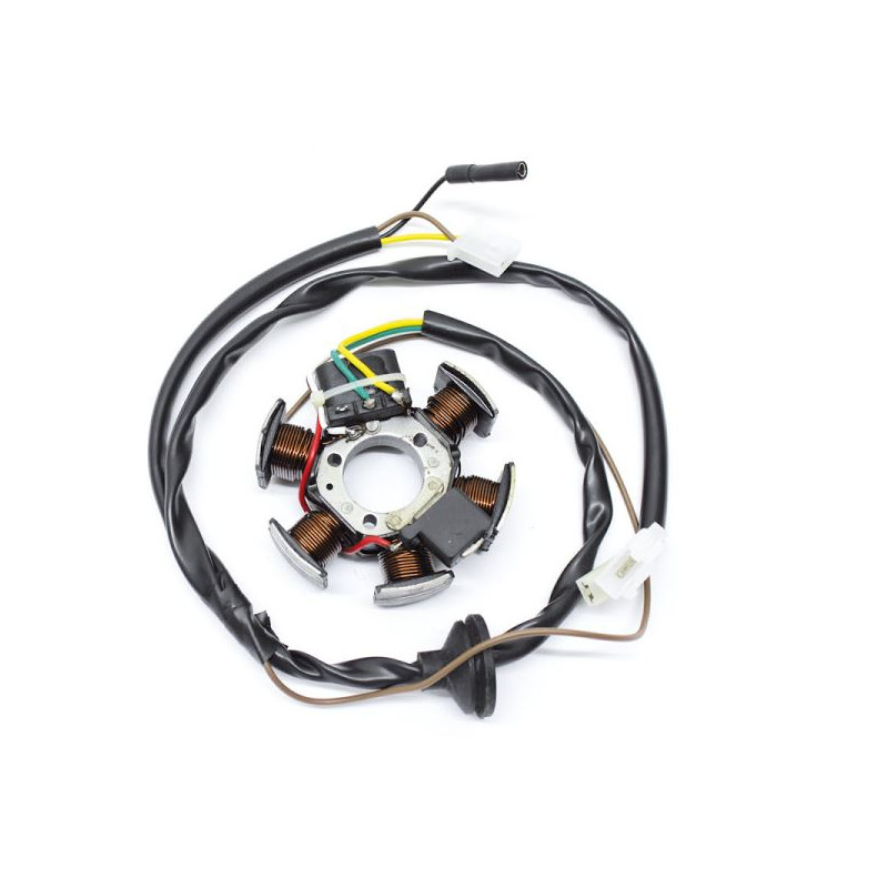 STATORE 5 BOBINE 2 CONNETTORI 3 E 2 FILI COMPATIBILE MALAGUTI CIAK 50 1999 AL 2002 N.O. MA.78201800