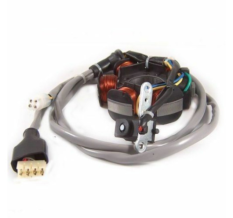 STATORE A 5 BOBINE CONNETTORE 4 FILI COMPATIBILE PIAGGIO HEXAGON LIBERTY VESPA ET4 125 N.O. 294971