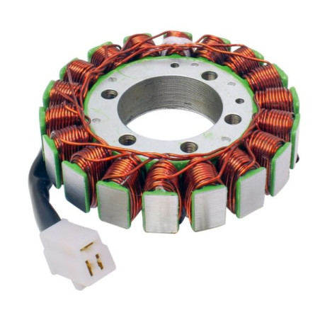 STATORE A 18 BOBINE CONNETTORE 3 FILI COMPATIBILE KAWASAKI ZX-6RR 600 2005, ZX-6R 636 NINJA 2005-2006 N.O. KA.210030023