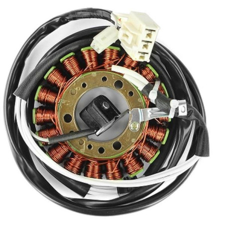 STATORE A 18 POLI TRIFASE CON PICK-UP A 2 CAVI COMPATIBILE YAMAHA XP T-MAX ABS SV 500 2008-2011, N.O.4B5814100000