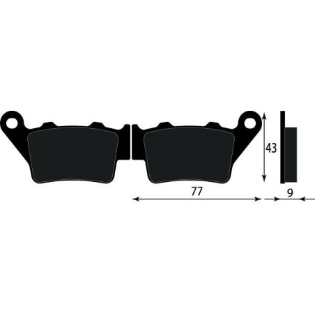 PASTIGLIE FRENO PLATINUM SERIES COMPATIBILE DUCATI HONDA KTM