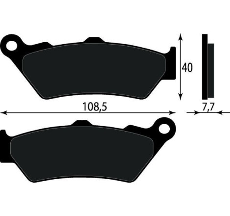 PASTIGLIE FRENO PLATINUM SERIES COMPATIBILE TRK 502 X 500 ANT. 2018