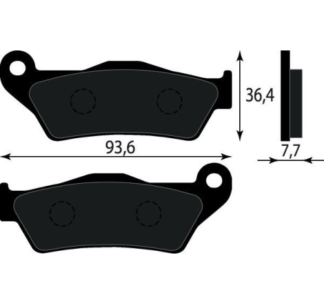 PASTIGLIE FRENO PLATINUM SERIES COMPATIBILE YAMAHA MAJESTY 150 ANT.