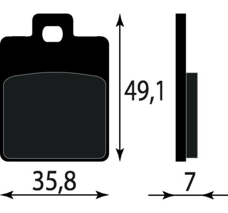 PASTIGLIE FRENO PLATINUM SERIES COMPATIBILE VESPA ET2 ET4 ANT. GILERA RUNNER 50/125/180 TWEET 50 125 150