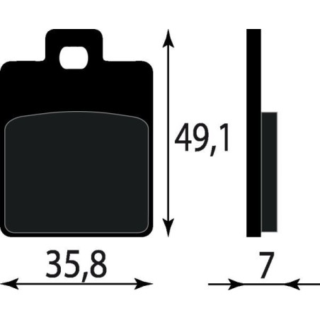 PASTIGLIE FRENO PLATINUM SERIES COMPATIBILE VESPA ET2 ET4 ANT. GILERA RUNNER 50/125/180 TWEET 50 125 150