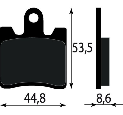 PASTIGLIE FRENO PLATINUM SERIES COMPATIBILE SUZUKI BURGMAN 250 400 ANT. SYM JOYMAX 125-250-300 ANT