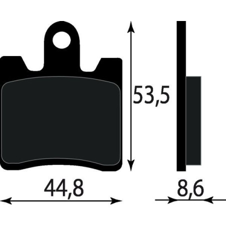 PASTIGLIE FRENO PLATINUM SERIES COMPATIBILE SUZUKI BURGMAN 250 400 ANT. SYM JOYMAX 125-250-300 ANT