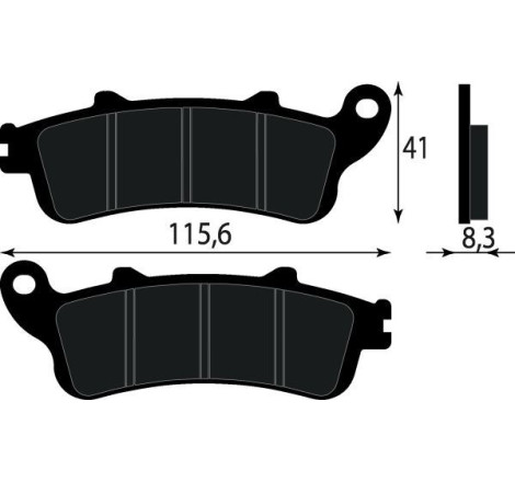 PASTIGLIE FRENO PLATINUM SERIES COMPATIBILE KYMCO PEOPLE 125 250 ANT