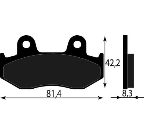 PASTIGLIE FRENO PLATINUM SERIES COMPATIBILE HONDA SH CHIOCCIOLA 125 150 ANT. YAMAHA YFZ 450
