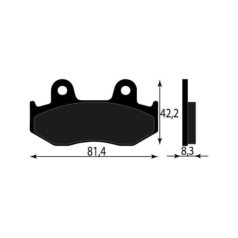 PASTIGLIE FRENO PLATINUM SERIES COMPATIBILE HONDA SH CHIOCCIOLA 125 150 ANT. YAMAHA YFZ 450