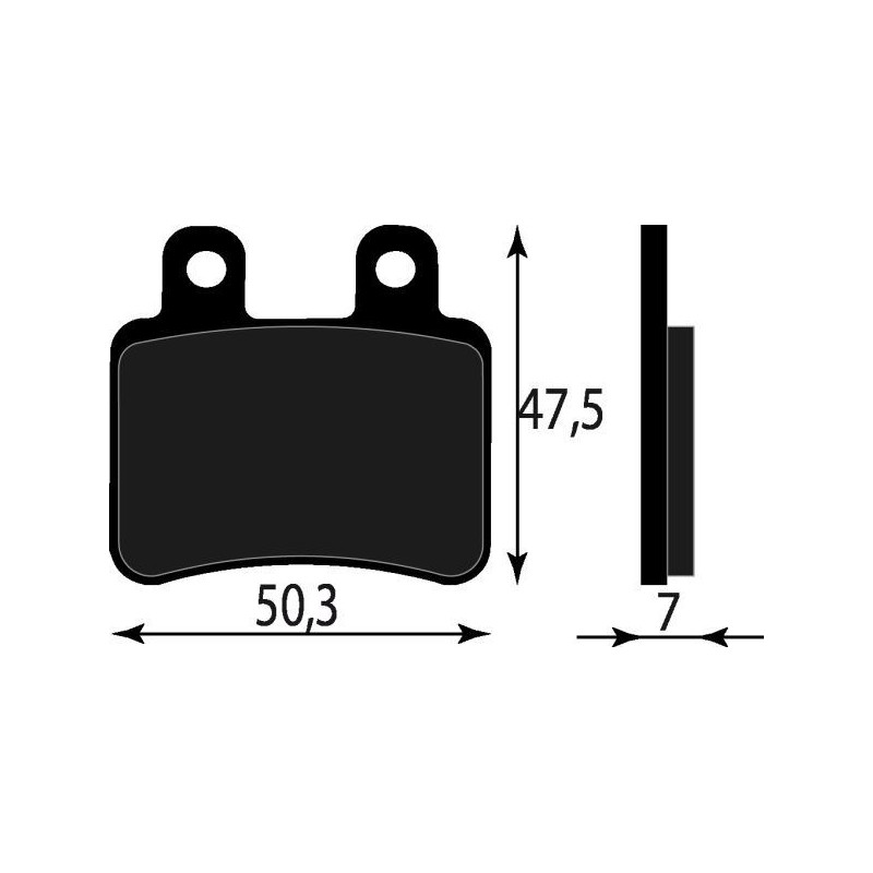 PASTIGLIE FRENO PLATINUM SERIES COMPATIBILE PEUGEOT DERBI YAMAHA