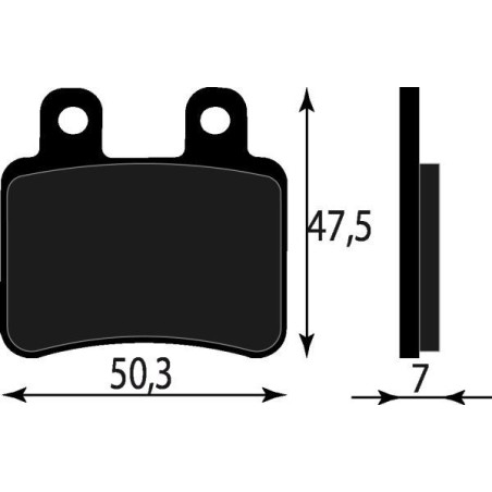 PASTIGLIE FRENO PLATINUM SERIES COMPATIBILE PEUGEOT DERBI YAMAHA