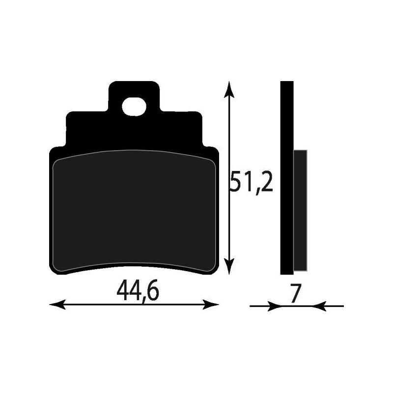 PASTIGLIE FRENO PLATINUM SERIES COMPATIBILE KYMCO GRAND DINK 250 ANT