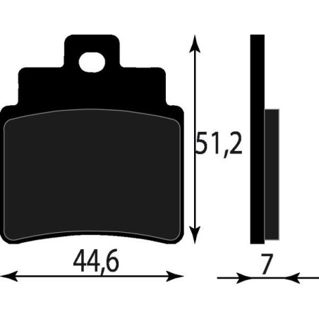PASTIGLIE FRENO PLATINUM SERIES COMPATIBILE KYMCO GRAND DINK 250 ANT