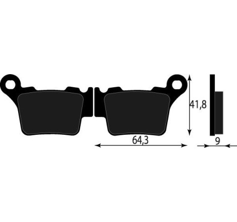 PASTIGLIE FRENO PLATINUM SERIES COMPATIBILE BMW KTM POST