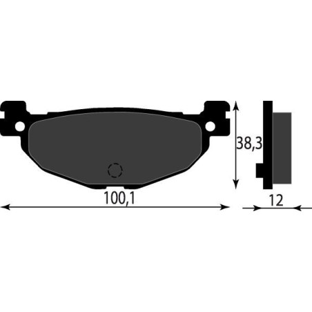 PASTIGLIE FRENO PLATINUM SERIES COMPATIBILE YAMAHA TMAX 500 530 POST