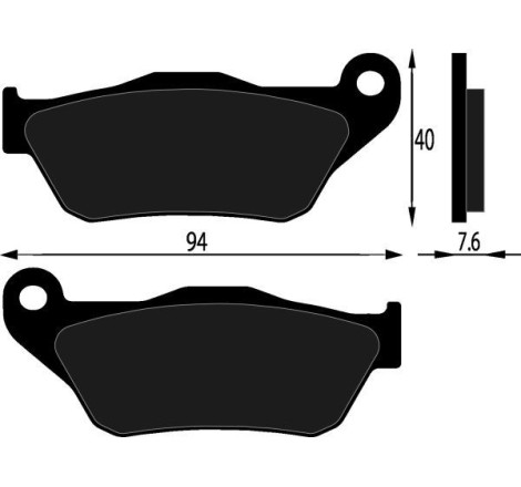 PASTIGLIE FRENO PLATINUM SERIES COMPATIBILE YAMAHA X MAX 125 250 ANT