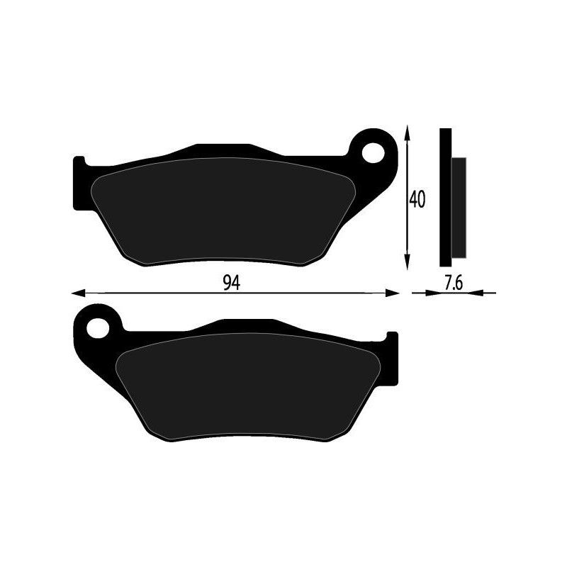 PASTIGLIE FRENO PLATINUM SERIES COMPATIBILE YAMAHA X MAX 125 250 ANT