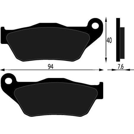 PASTIGLIE FRENO PLATINUM SERIES COMPATIBILE YAMAHA X MAX 125 250 ANT