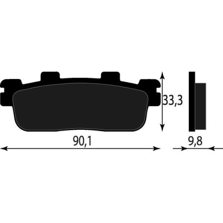 PASTIGLIE FRENO PLATINUM SERIES COMPATIBILE KYMCO DOWNTOWN 125 300 POST