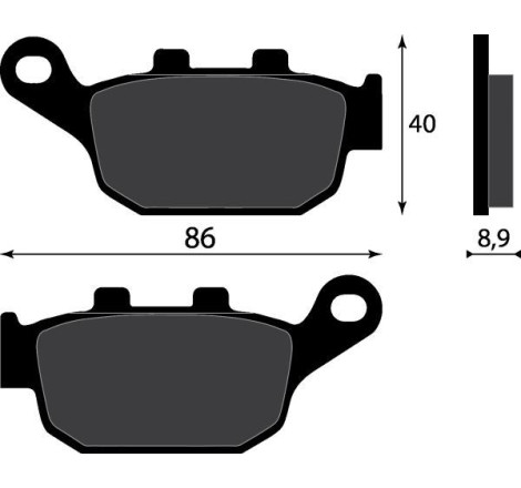 PASTIGLIE FRENO PLATINUM SERIES COMPATIBILE HONDA CBR R 500 POST