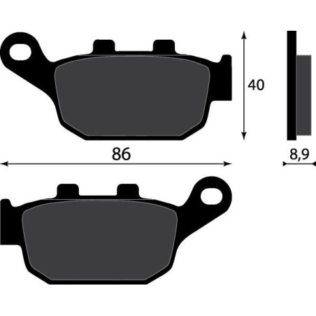 PASTIGLIE FRENO PLATINUM SERIES COMPATIBILE HONDA CBR R 500 POST