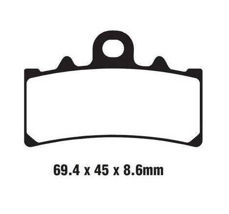 PASTIGLIE FRENO PLATINUM SERIES COMPATIBILE KTM DUKE 125-200-250, DUKE ABS 125-200-390 N.O. 90113030000