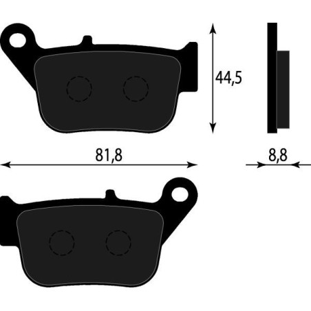 PASTIGLIE FRENO PLATINUM SERIES COMPATIBILE YAMAHA X MAX 125 POST