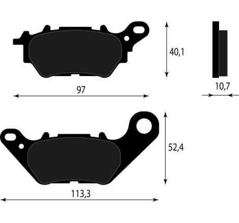 PASTIGLIE FRENO PLATINUM SERIES COMPATIBILE YAMAHA X MAX 125 300 2018 POST