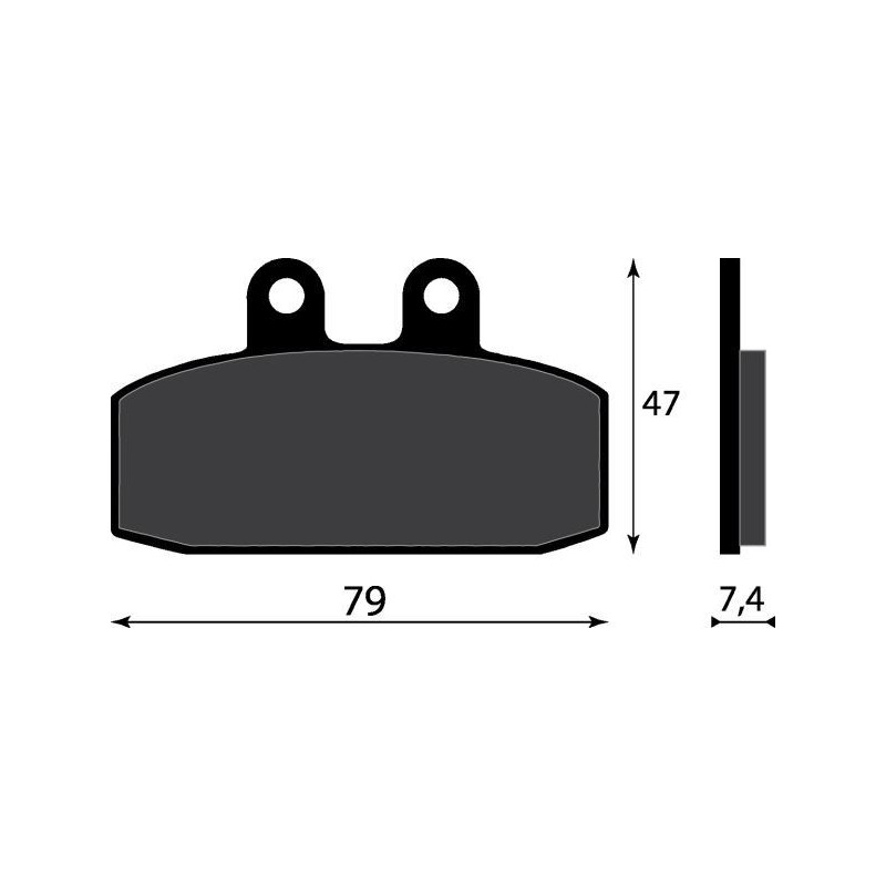 PASTIGLIE FRENO PLATINUM SERIES COMPATIBILE APRILIA SCARABEO 125 500 ANTERIORE