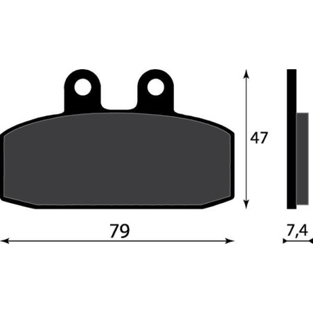 PASTIGLIE FRENO PLATINUM SERIES COMPATIBILE APRILIA SCARABEO 125 500 ANTERIORE