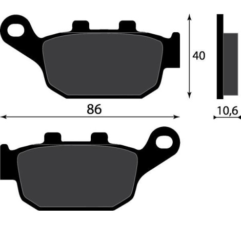 PASTIGLIE FRENO PLATINUM SERIES COMPATIBILE HONDA CBR TRANSALP POST