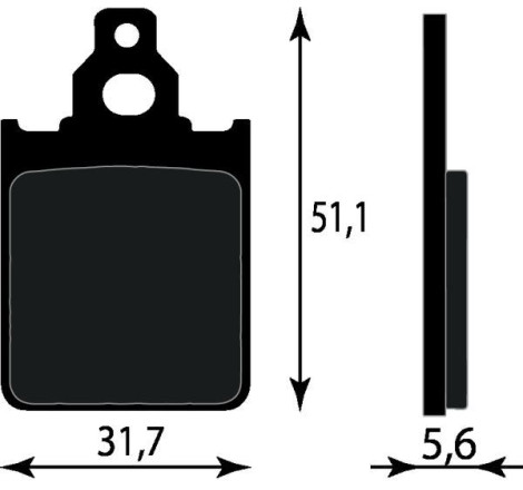 PASTIGLIE FRENO PLATINUM SERIES COMPATIBILE PIAGGIO ITALJET