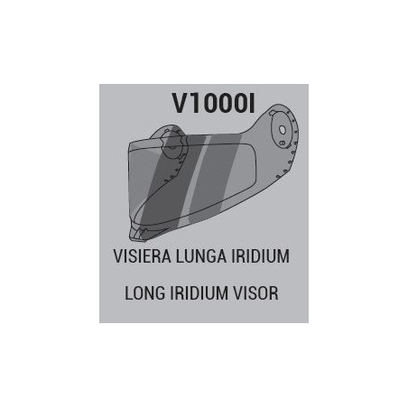 VISIERA IRIDIUM LUNGA PER CASCO 1000