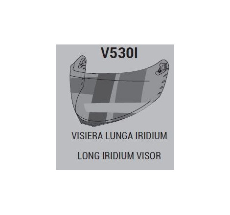 VISIERA IRIDIUM LUNGA PER CASCO 530