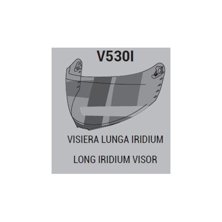 VISIERA IRIDIUM LUNGA PER CASCO 530