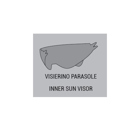 VISIERA INTERNA FUME' PER CASCO 600