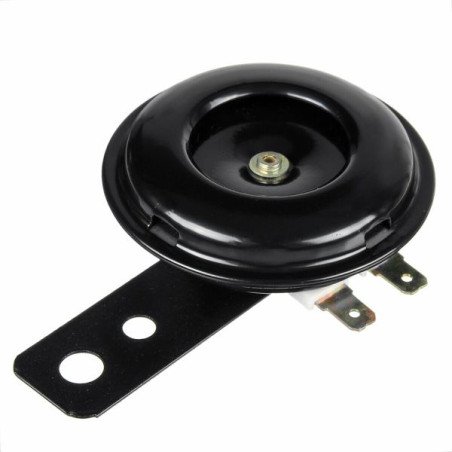 CLACSON COMPATIBILE PER MOTO E SCOOTER CUSTOM NAKED QUAD UNIVERSALE NERO 12V DIAMETRO 70mm