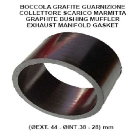 BOCCOLA IN GRAFITE COMPATIBILE PIAGGIO BEVERLY 350-500 MIS  44 X 38 X 28