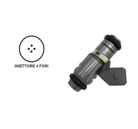 INIETTORE A 4 FORI COMPATIBILE PIAGGIO BEVERLY 350-400-500  DUCATI  620-100 HARLEY IWP162-IWP043