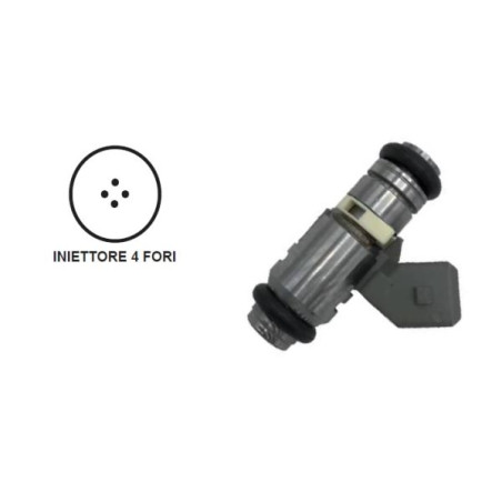 INIETTORE A 4 FORI COMPATIBILE PIAGGIO BEVERLY 350-400-500  DUCATI  620-100 HARLEY IWP162-IWP043