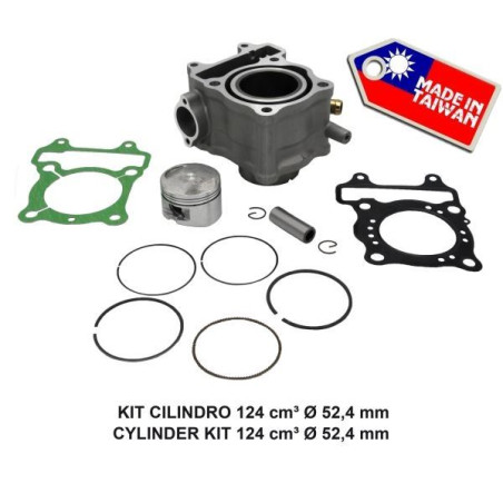 KIT CILINDRO MADE IN TAIWAN COMPATIBILE HONDA SH 125 01-12 CON GUARNIZIONE GRADO A++