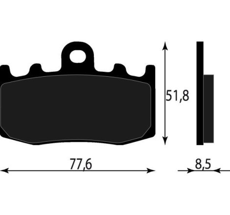 PASTIGLIE FRENO ORGANICHE COMPATIBILE BMW K1300 S ANT