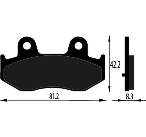 PASTIGLIE FRENO ORGANICHE COMPATIBILE SUZUKI AN BURGMAN