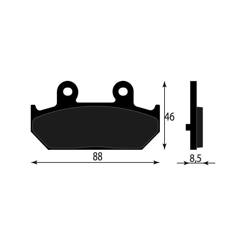 PASTIGLIE FRENO ORGANICHE COMPATIBILE SUZUKI BURGMAN 400 650 POST