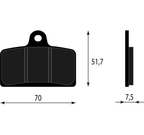 PASTIGLIE FRENO ORGANICHE COMPATIBILE APRILIA DERBI PEUGEOT 125